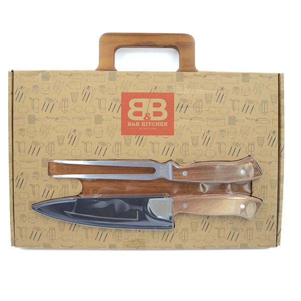 SET PARRILLERO B&B KITCHEN 3 PZS BLACK LINE