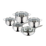BATERIA DE COCINA 10 PZS SILVER JEWELLERY COLLECTION ACERO INOXIDABLE