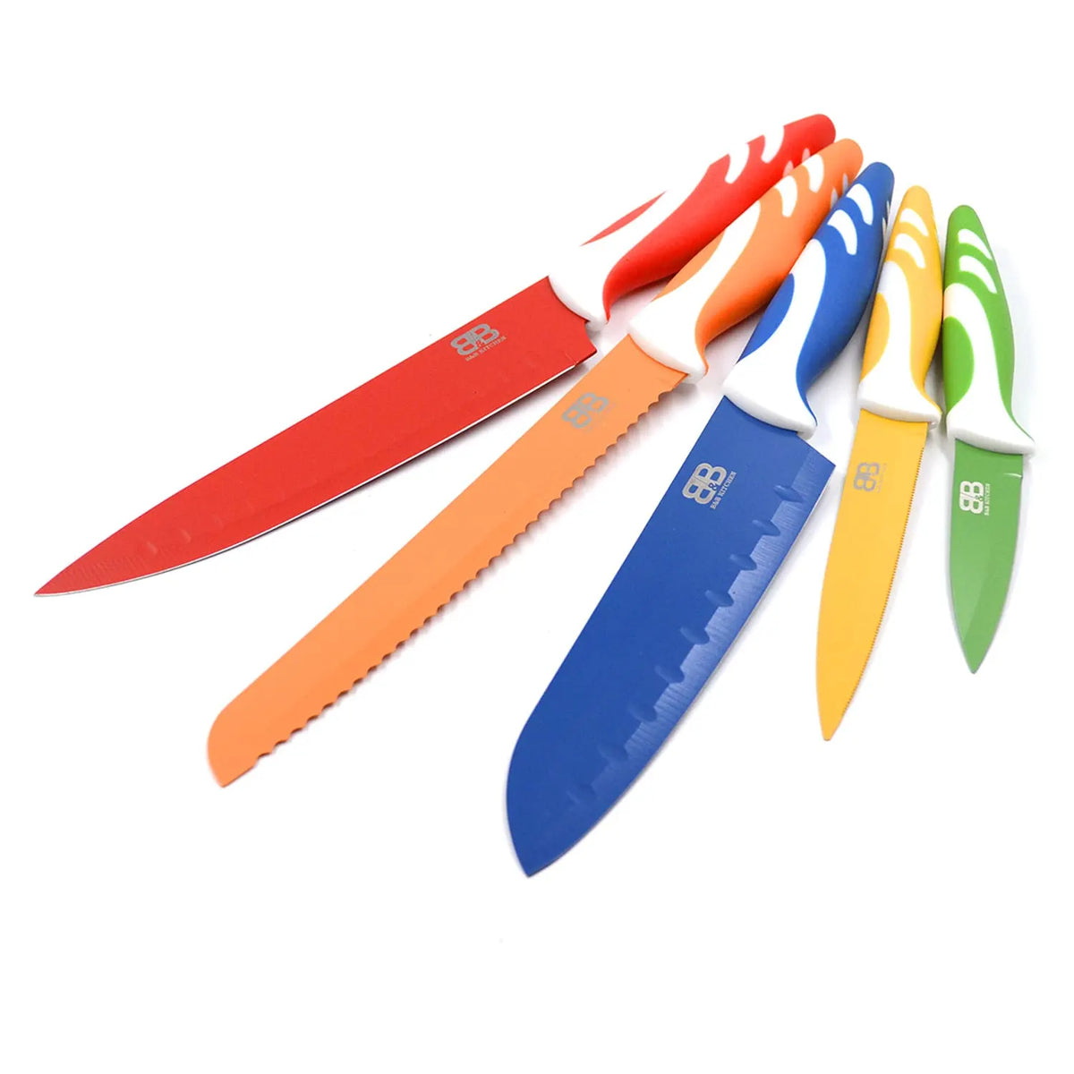 SET DE CUCHILLOS 5 PZS ACERO INOXIDABLE